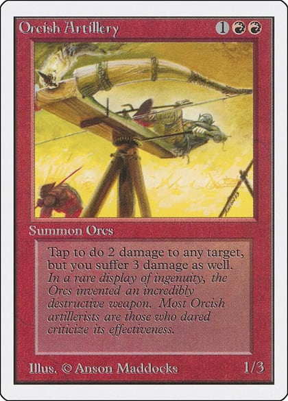 Orcish Artillery, Unlimited Edition #9155