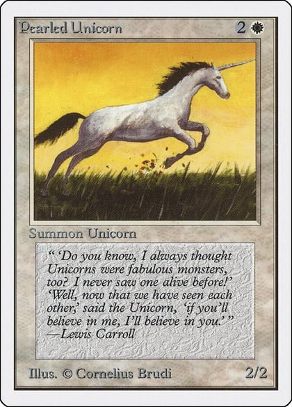 Pearled Unicorn, Unlimited Edition #9158