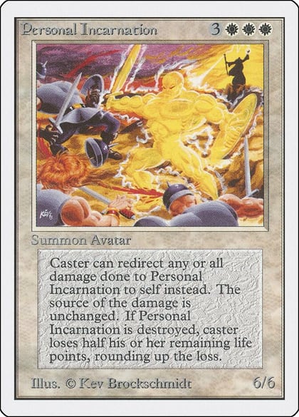 Personal Incarnation, Unlimited Edition #9159