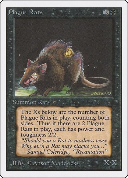 Plague Rats, Unlimited Edition #9165