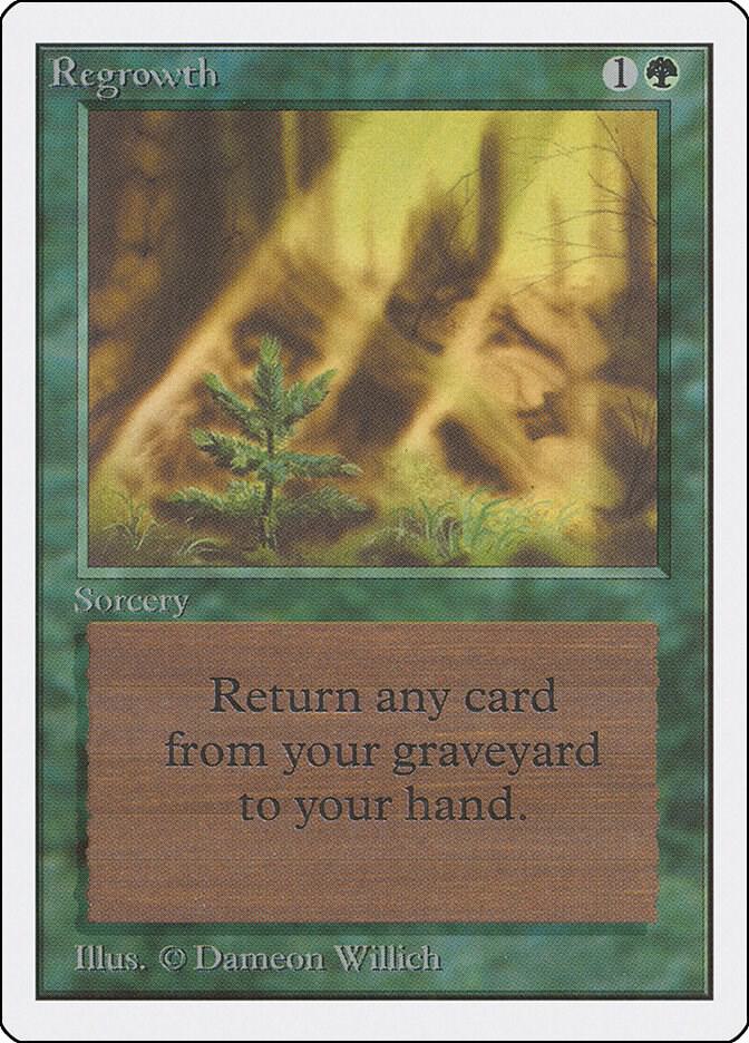 Regrowth, Unlimited Edition #9182