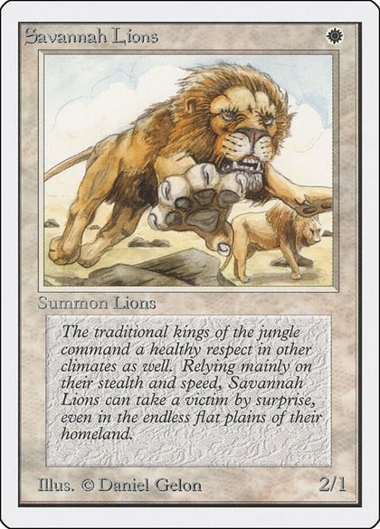 Savannah Lions, Unlimited Edition #9193