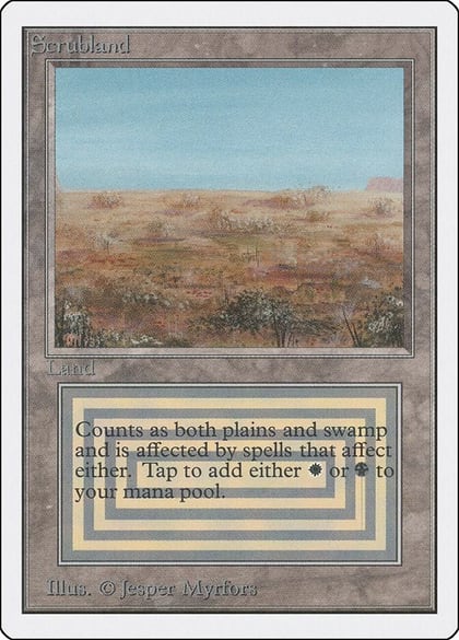 Scrubland, Unlimited Edition #9196