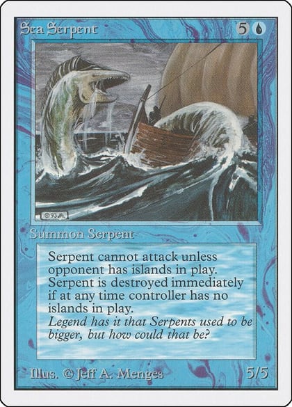 Sea Serpent, Unlimited Edition #9198