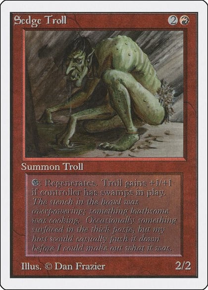 Sedge Troll, Unlimited Edition #9199
