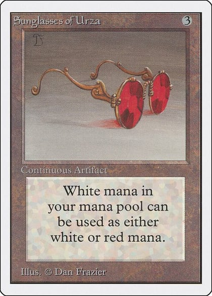 Sunglasses of Urza, Unlimited Edition #9218