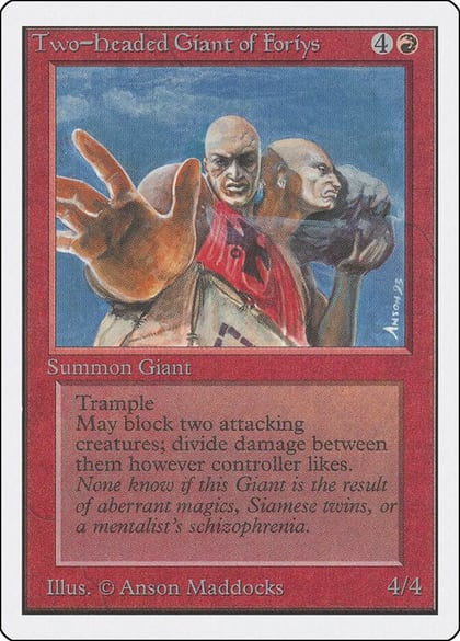 Two-Headed Giant of Foriys, Unlimited Edition #9239