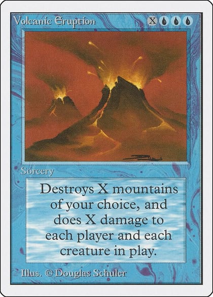 Volcanic Eruption, Unlimited Edition #9247