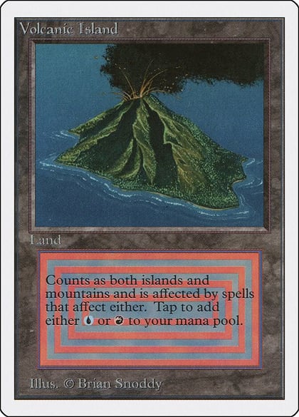 Volcanic Island, Unlimited Edition #9248