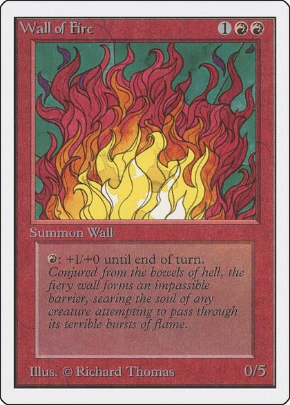 Wall of Fire, Unlimited Edition #9252