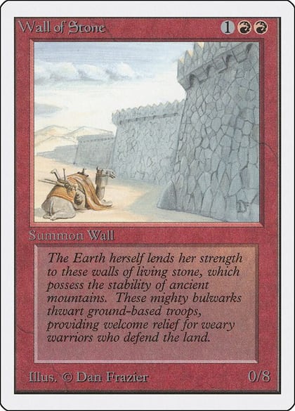 Wall of Stone, Unlimited Edition #9254