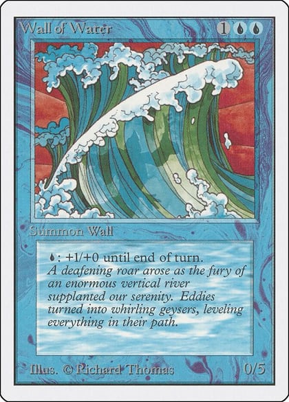 Wall of Water, Unlimited Edition #9256