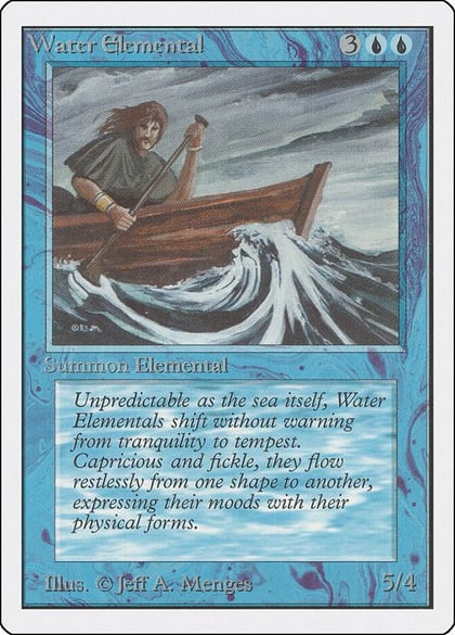 Water Elemental, Unlimited Edition #9261