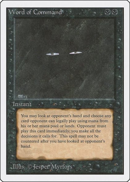 Word of Command, Unlimited Edition #9271