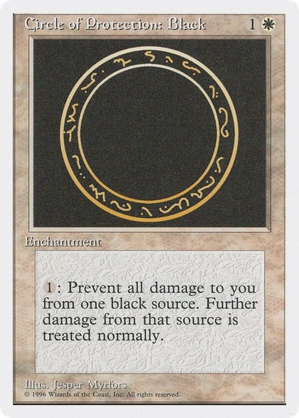 Circle of Protection: Black, Introductory Two-Player Set #282277