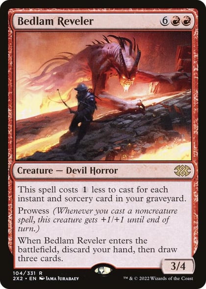 Bedlam Reveler, Double Masters 2022 104