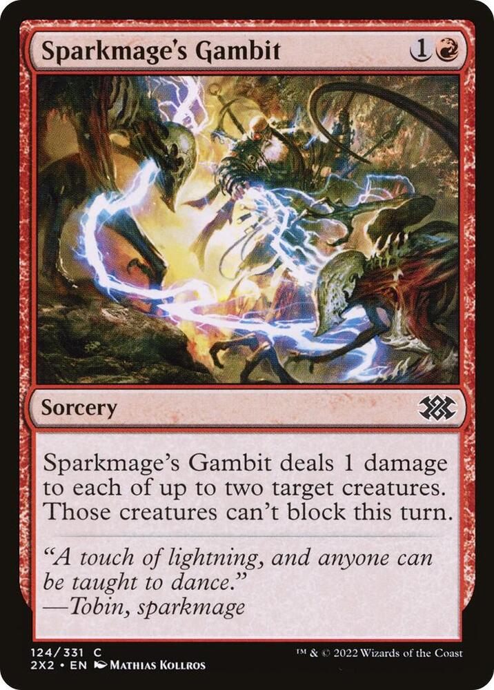 Sparkmage's Gambit, Double Masters 2022 124