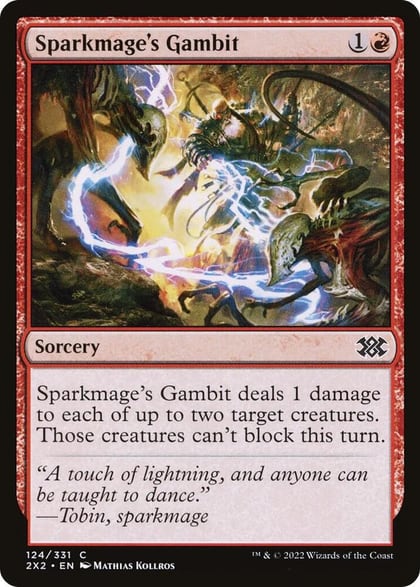 Sparkmage's Gambit, Double Masters 2022 124