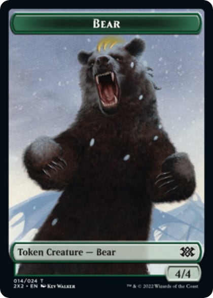 Bear // Eldrazi Scion Double-Sided Token, Double Masters 2022 14 // 1