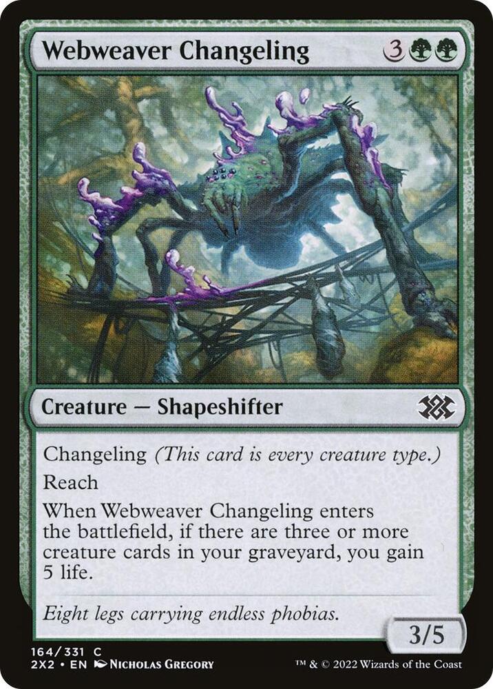 Webweaver Changeling, Double Masters 2022 164