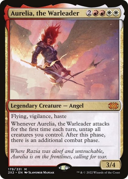 Aurelia, the Warleader, Double Masters 2022 179