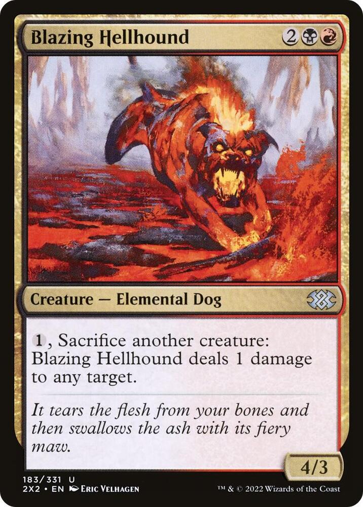 Blazing Hellhound, Double Masters 2022 183