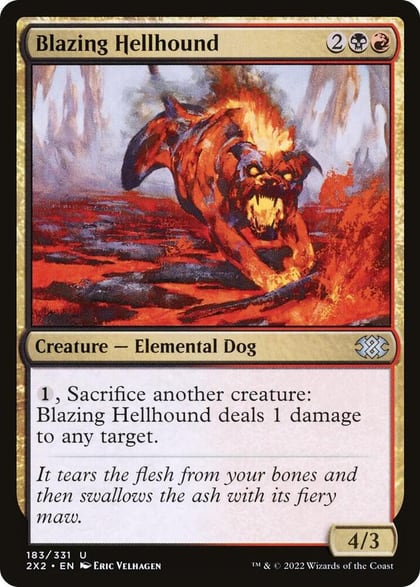 Blazing Hellhound, Double Masters 2022 183