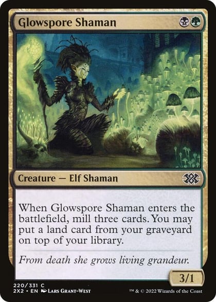 Glowspore Shaman, Double Masters 2022 220
