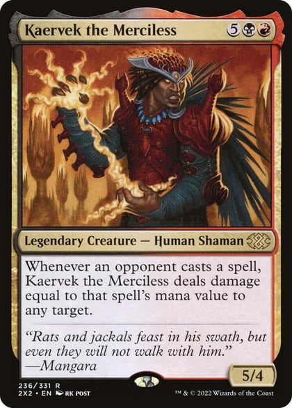 Kaervek the Merciless, Double Masters 2022 236