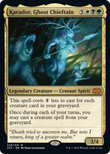Karador, Ghost Chieftain, Double Masters 2022 238