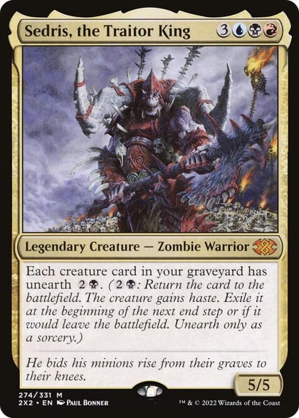 Sedris, the Traitor King, Double Masters 2022 274