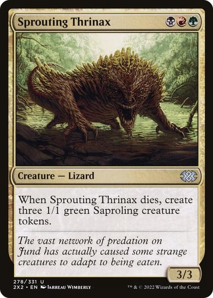 Sprouting Thrinax, Double Masters 2022 278