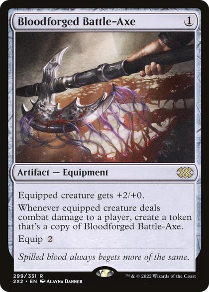 Bloodforged Battle-Axe, Double Masters 2022 299