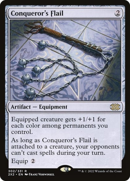 Conqueror's Flail, Double Masters 2022 302