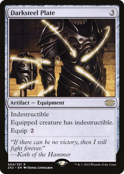 Darksteel Plate, Double Masters 2022 304