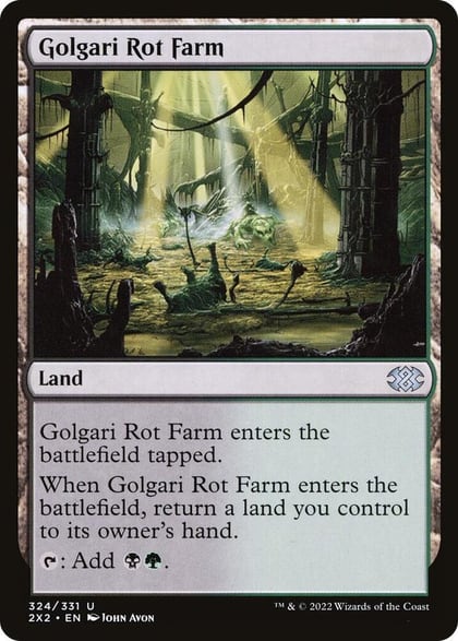 Golgari Rot Farm, Double Masters 2022 324