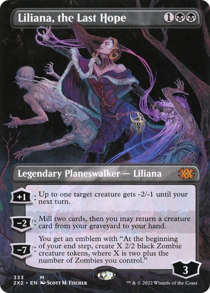 Liliana, the Last Hope (Borderless), Double Masters 2022 333