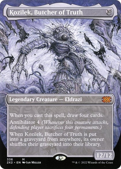 Kozilek, Butcher of Truth (Borderless), Double Masters 2022 336