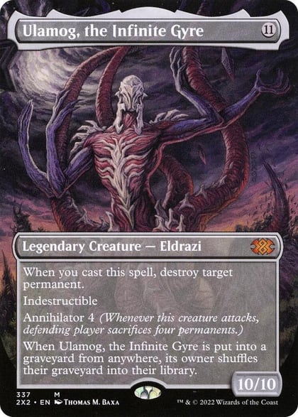 Ulamog, the Infinite Gyre (Borderless), Double Masters 2022 337