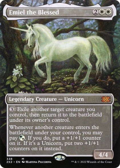Emiel the Blessed (Borderless), Double Masters 2022 338