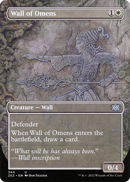 Wall of Omens (Borderless), Double Masters 2022 344