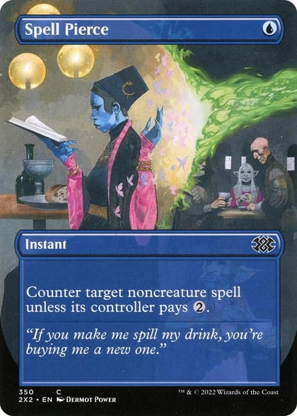 Spell Pierce (Borderless), Double Masters 2022 350