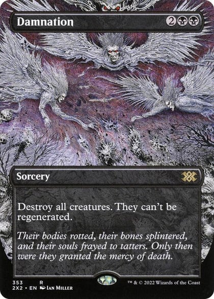 Damnation (Borderless), Double Masters 2022 353