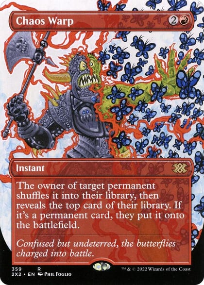 Chaos Warp (Borderless), Double Masters 2022 359