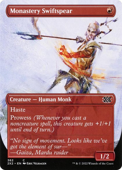 Monastery Swiftspear (Borderless), Double Masters 2022 362
