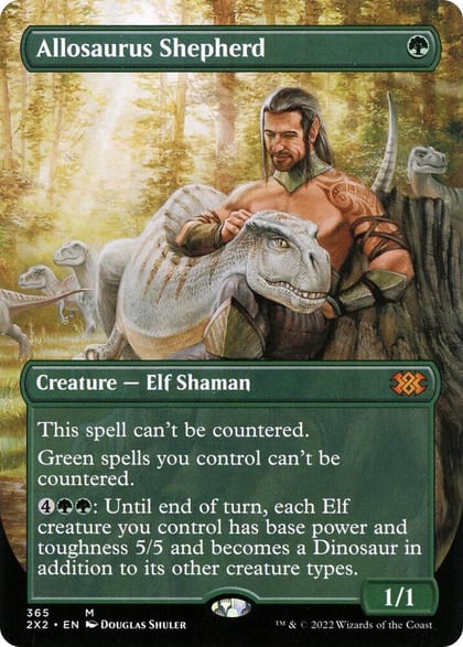 Allosaurus Shepherd (Borderless), Double Masters 2022 365