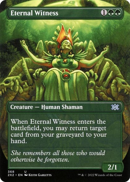 Eternal Witness (Borderless), Double Masters 2022 368
