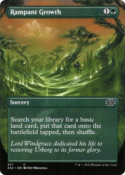 Rampant Growth (Borderless), Double Masters 2022 371