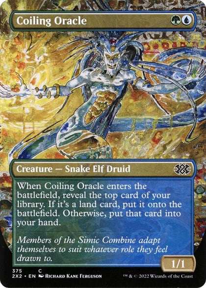Coiling Oracle (Borderless), Double Masters 2022 375