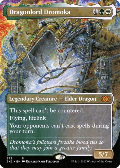 Dragonlord Dromoka (Borderless), Double Masters 2022 376